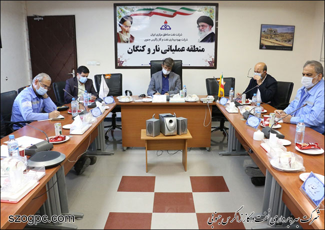 بازدید مدیرعامل نفت و گاز زاگرس جنوبی از منطقه عملیاتی نار و کنگان 6