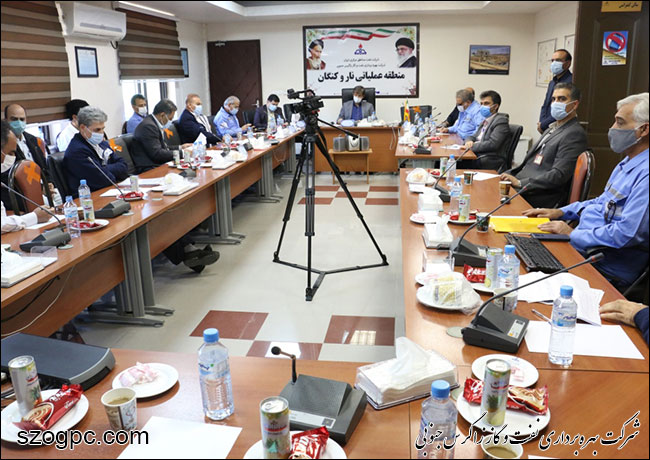 بازدید مدیرعامل نفت و گاز زاگرس جنوبی از منطقه عملیاتی نار و کنگان 9