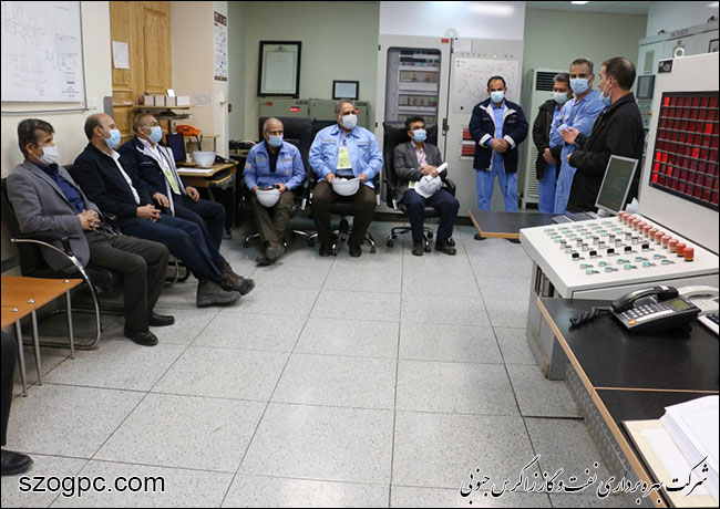 بازدید مدیرعامل نفت و گاز زاگرس جنوبی از منطقه عملیاتی نار و کنگان 12