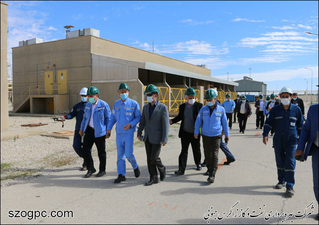 بازدید مدیرعامل زاگرس جنوبی از منطقه عملیاتی آغار و دالان