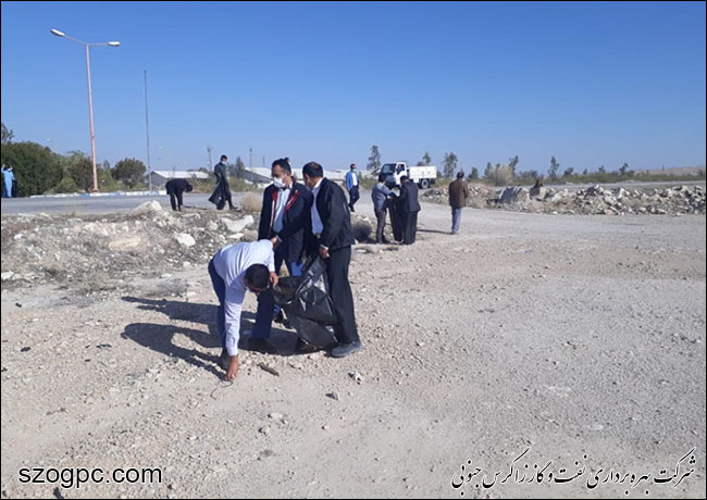 برگزاری مراسم پیاده روی به مناسبت روز هوای پاک در مناطق عملیاتی زاگرس جنوبی 1