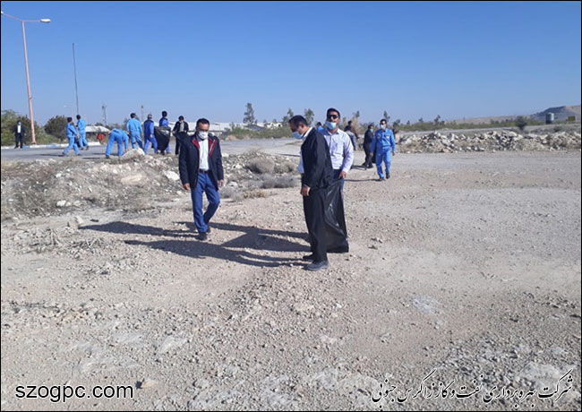 برگزاری مراسم پیاده روی به مناسبت روز هوای پاک در مناطق عملیاتی زاگرس جنوبی 5