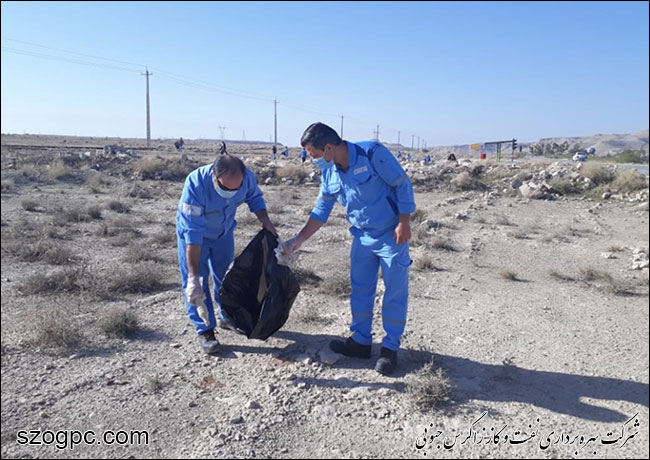 برگزاری مراسم پیاده روی به مناسبت روز هوای پاک در مناطق عملیاتی زاگرس جنوبی 6