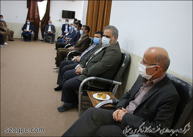 دیدار مدیرعامل نفت و گاز زاگرس جنوبی با مسئولان شهرستان‌های لامرد و مهر 1