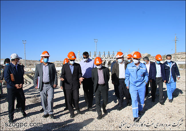 دیدار مدیرعامل نفت و گاز زاگرس جنوبی با مسئولان شهرستان‌های لامرد و مهر 4