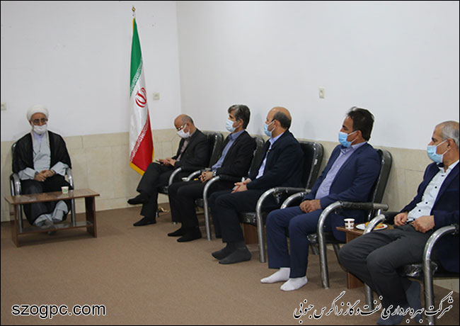 دیدار مدیرعامل نفت و گاز زاگرس جنوبی با مسئولان شهرستان‌های لامرد و مهر 6