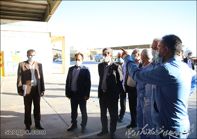 بازدید مدیرعامل زاگرس جنوبی از منطقه عملیاتی پارسیان 4