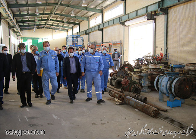 بازدید مدیرعامل زاگرس جنوبی از منطقه عملیاتی پارسیان 5