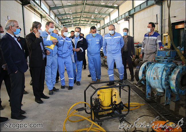 بازدید مدیرعامل زاگرس جنوبی از منطقه عملیاتی پارسیان 6