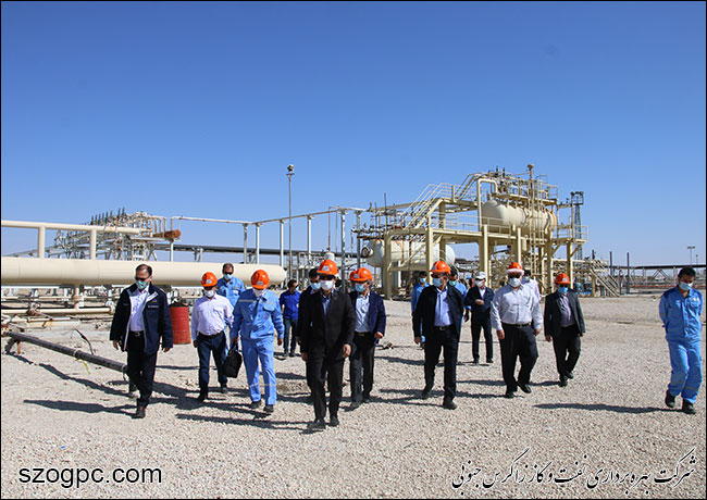 بازدید مدیرعامل زاگرس جنوبی از منطقه عملیاتی پارسیان 11