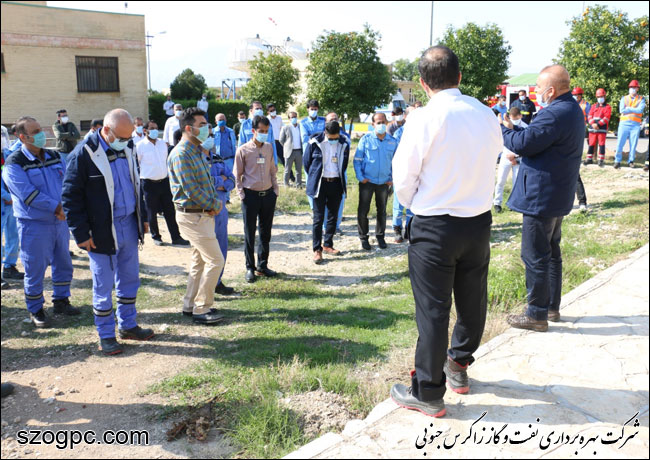 برگزاری مانور آمادگی  در شرایط اضطراری و زلزله در مناطق عملیاتی زاگرس جنوبی 2