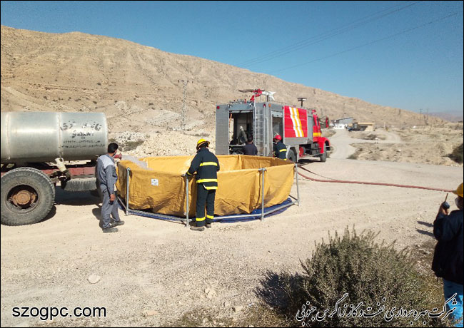 برگزاری مانور آمادگی  در شرایط اضطراری و زلزله در مناطق عملیاتی زاگرس جنوبی 5