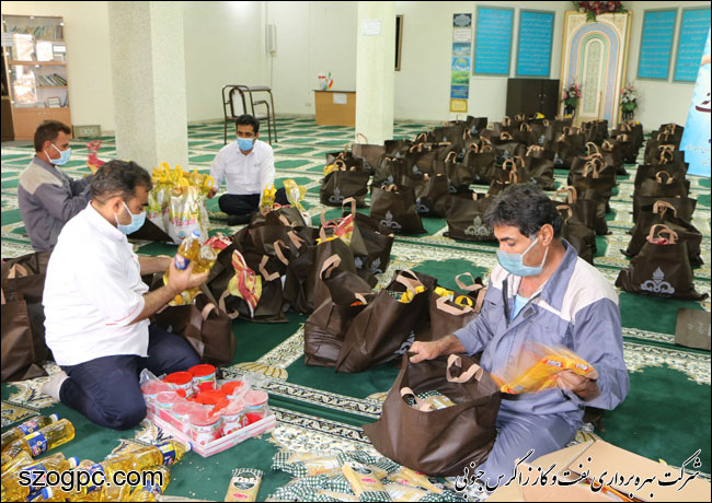 توزیع یکصد بسته معیشتی بین اقشار آسیب پذیر شهرستان های مجاور منطقه عملیاتی آغار و دالان 4