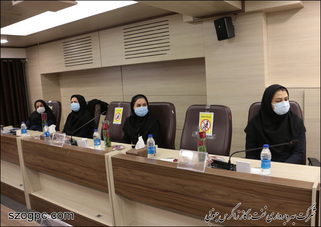 تجلیل از بانوان شاغل در نفت و گاز زاگرس جنوبی به مناسبت روز زن 8