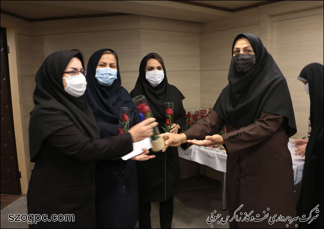 تجلیل از بانوان شاغل در نفت و گاز زاگرس جنوبی به مناسبت روز زن 12