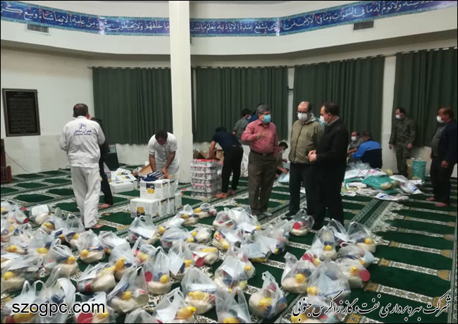 چهارمین مرحله از رزمایش همدلی و کمک های مومنانه در نفت مناطق مرکزی ایران 2