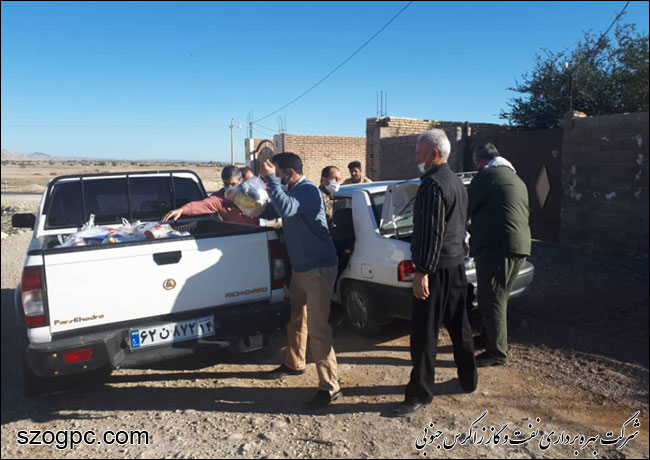 چهارمین مرحله از رزمایش همدلی و کمک های مومنانه در نفت مناطق مرکزی ایران 4