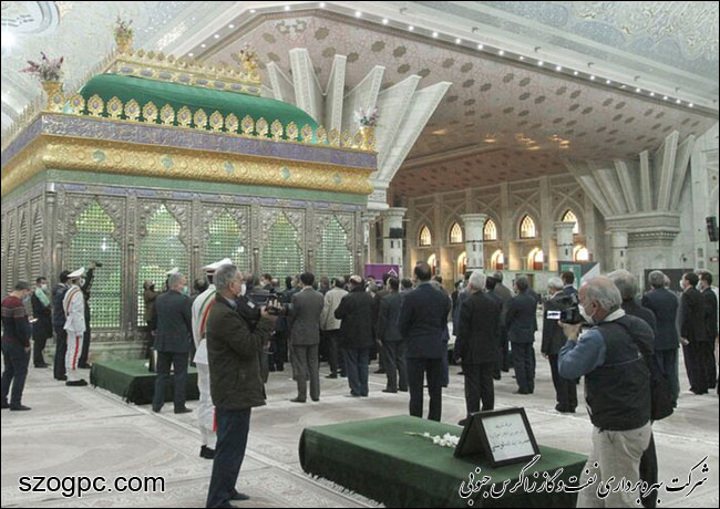 تجدید میثاق کارکنان صنعت نفت با آرمانهای امام راحل (ره) در آستانه چهل و دومین سالگرد پیروزی انقلاب اسلامی 8