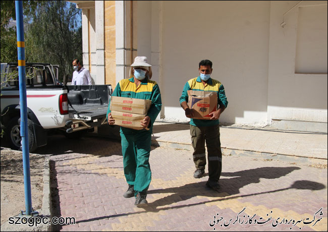 اهداء یکصد بسته معیشتی به اقشار آسیب دیده از کرونا در منطقه عملیاتی پارسیان 2