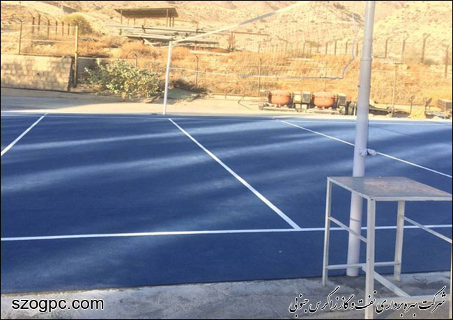 بهسازی زمین های والیبال مناطق عملیاتی زاگرس جنوبی 2