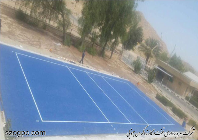 بهسازی زمین های والیبال مناطق عملیاتی زاگرس جنوبی 4