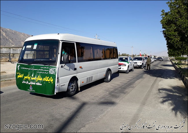 حضور ناوگان خودرویی نفت و گاز زاگرس جنوبی در رژه موتوری یوم الله ۲۲ بهمن ماه 10