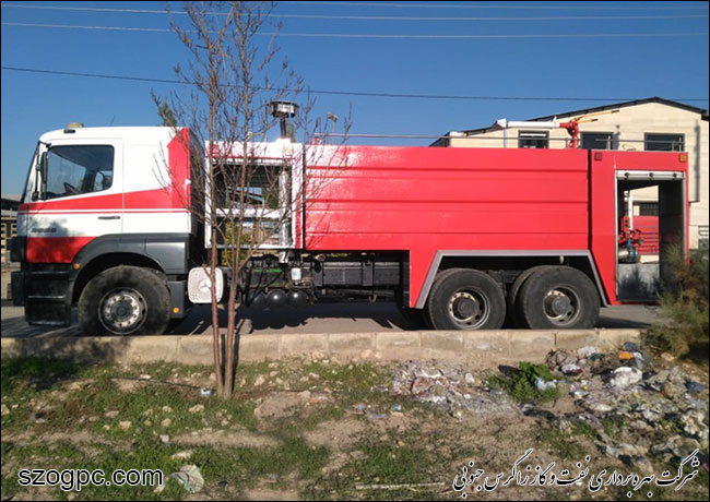 تعمیر، بازسازی و به روزآوری خودرو آتش نشانی نفت و گاز زاگرس جنوبی 2