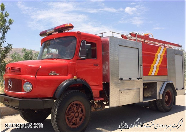 تعمیر، بازسازی و به روزآوری خودرو آتش نشانی نفت و گاز زاگرس جنوبی 3