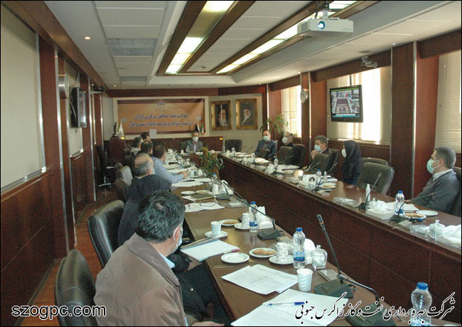 جلسه پیش بینی بهره دهی چاههای شرکت نفت مناطق مرکزی ایران / غرب 8