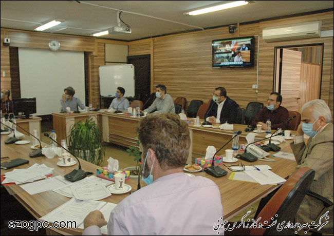 جلسه پیش بینی بهره دهی چاههای شرکت نفت مناطق مرکزی ایران / غرب 12