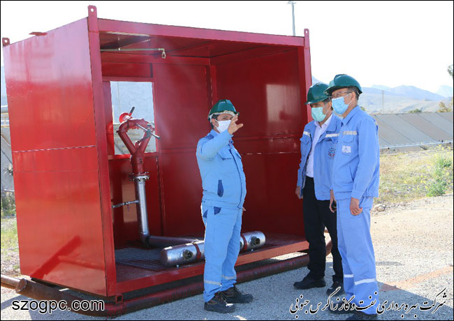 ساخت و راه اندازی دو اتاقک آتش در منطقه عملیاتی آغار و دالان 9