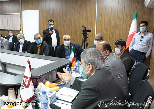 بازدید رئیس کمسیون انرژی مجلس شورای اسلامی از پروژه طرح توسعه میدان نفتی خشت 16