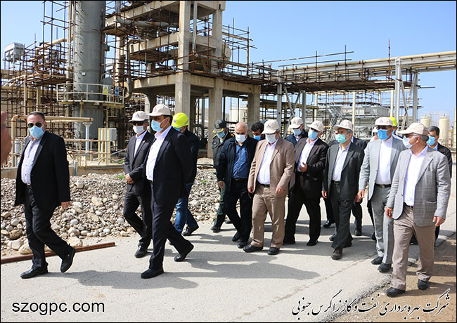 بازدید رئیس کمسیون انرژی مجلس شورای اسلامی از پروژه طرح توسعه میدان نفتی خشت 23