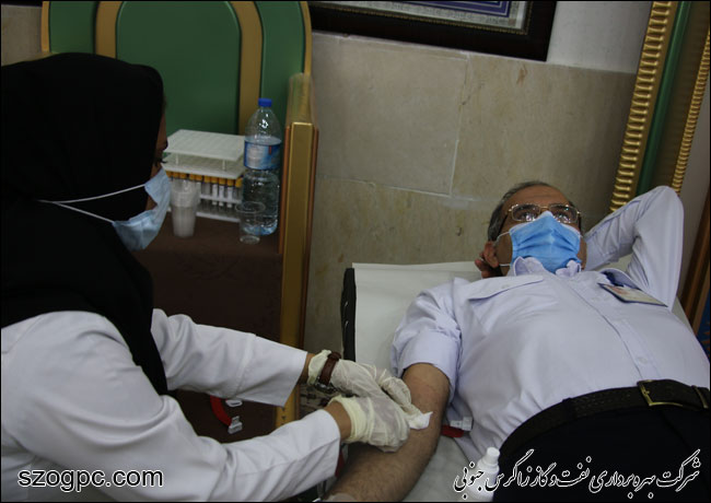 کارکنان نفت و گاز زاگرس جنوبی ۴۰ هزار سی‌سی خون به نیازمندان اهدا کردند 5