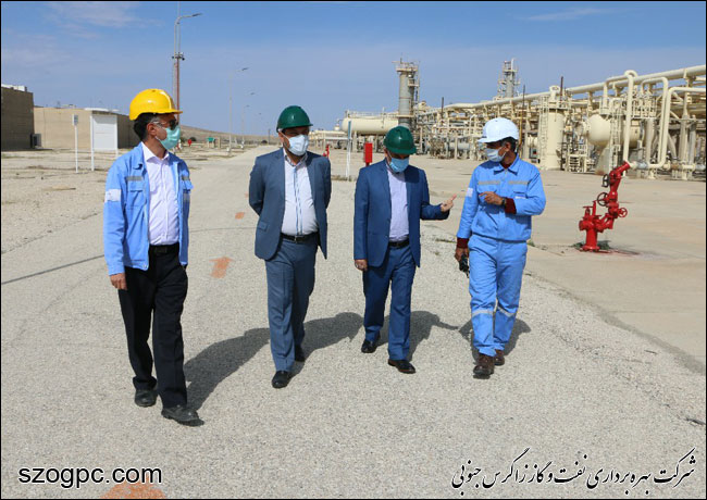 رئیس اچ‌اس‌یی شرکت نفت مناطق مرکزی ایران از مناطق عملیاتی زاگرس جنوبی بازدید کرد 1