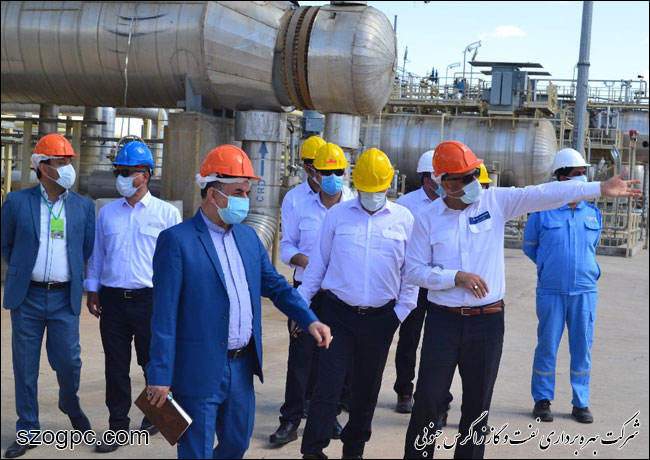 رئیس اچ‌اس‌یی شرکت نفت مناطق مرکزی ایران از مناطق عملیاتی زاگرس جنوبی بازدید کرد