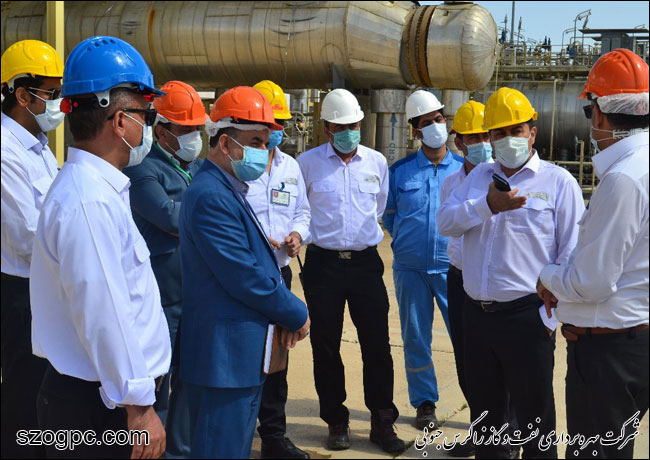 رئیس اچ‌اس‌یی شرکت نفت مناطق مرکزی ایران از مناطق عملیاتی زاگرس جنوبی بازدید کرد