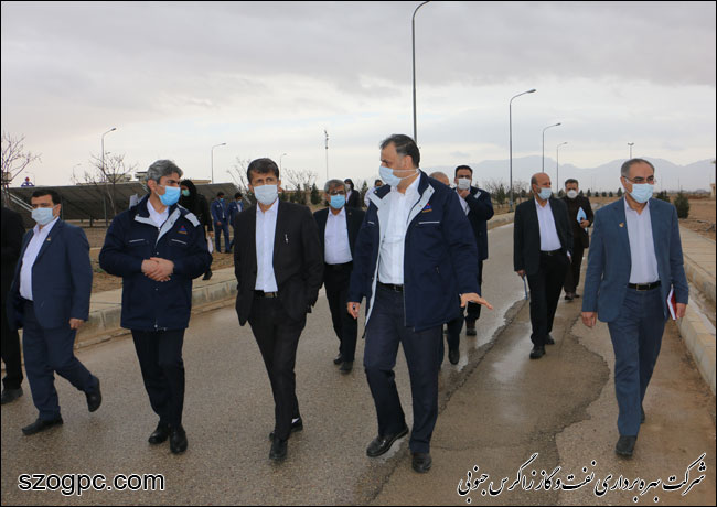 بازدید مدیرعامل زاگرس جنوبی از منطقه عملیاتی سروستان و سعادت آباد 3