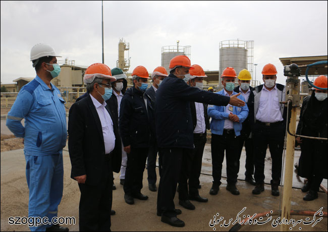 بازدید مدیرعامل زاگرس جنوبی از منطقه عملیاتی سروستان و سعادت آباد 8