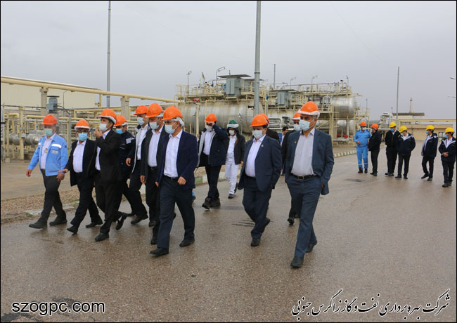بازدید مدیرعامل زاگرس جنوبی از منطقه عملیاتی سروستان و سعادت آباد 9