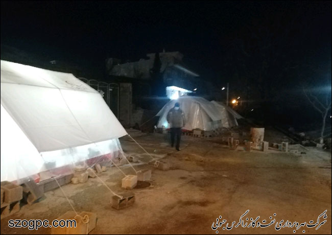 کمک های غیرنقدی نفت وگاز زاگرس جنوبی به زلزله زدگان سی سخت 5