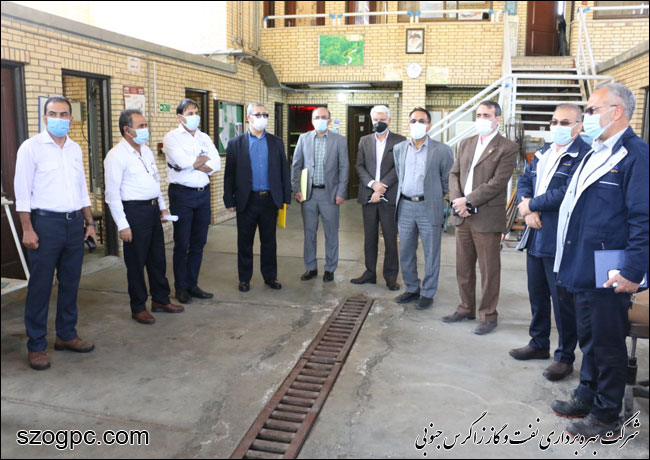 بازدید مدیر منابع انسانی زاگرس جنوبی از منطقه عملیاتی نار و کنگان 1