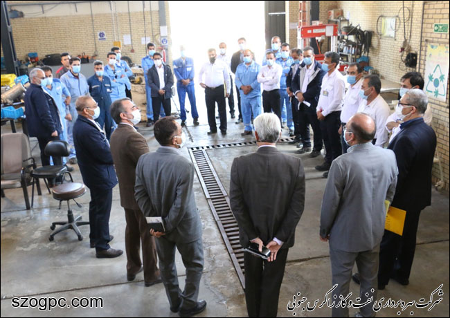 بازدید مدیر منابع انسانی زاگرس جنوبی از منطقه عملیاتی نار و کنگان 11