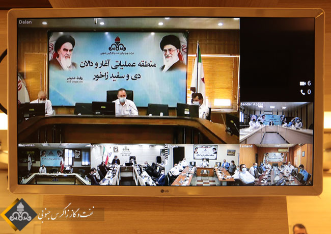 تکریم مهندس حمید ایزدی مدیرعامل پیشین شرکت بهره‌برداری نفت و گاز زاگرس جنوبی 6