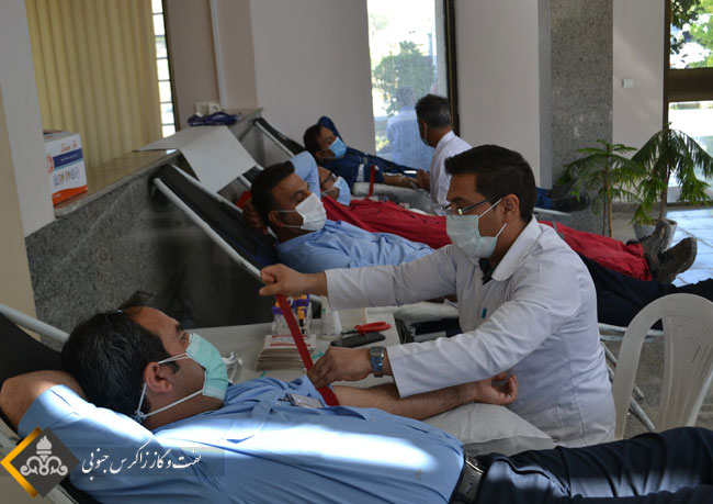 اهداء ۶۸ هزارسی سی خون به نیازمندان توسط کارکنان منطقه عملیاتی آغار و دالان 1