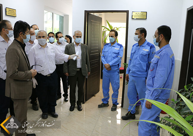 دیدار مدیرعامل زاگرس جنوبی با کارکنان ناحیه عملیاتی دالان 9