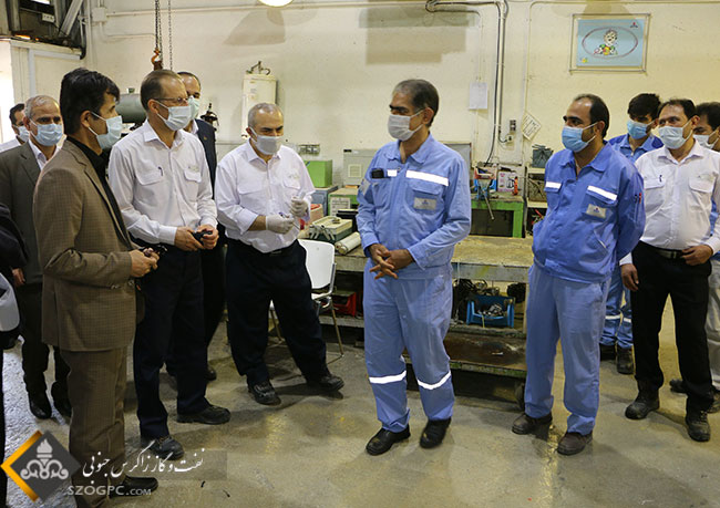 دیدار مدیرعامل زاگرس جنوبی با کارکنان ناحیه عملیاتی دالان 10