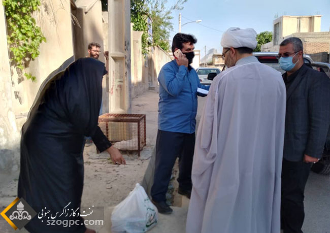 توزیع ۳۰۰ بسته معیشتی توسط بسیج شرکت نفت مناطق مرکزی ایران 12