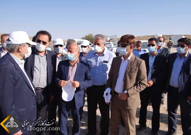 گزارش تصویری آغاز عملیات اجرایی طرح‌ احداث ایستگاه‌ تقویت فشار گاز هما 7