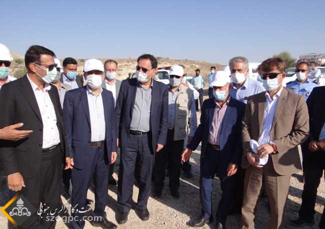 گزارش تصویری آغاز عملیات اجرایی طرح‌ احداث ایستگاه‌ تقویت فشار گاز هما 8